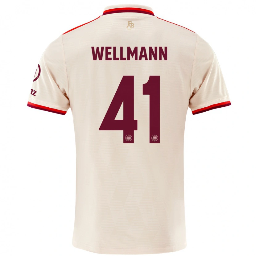Danxen Kobiety Anna Wellmann #41 Lniany Trzeci Komplet Koszulka 2024/25 Koszulki Klubowe