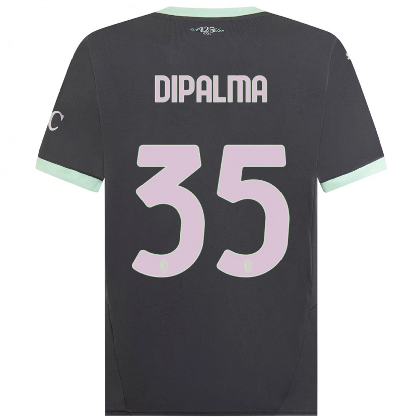 Danxen Kobiety Matteo Dipalma #35 Szary Trzeci Komplet Koszulka 2024/25 Koszulki Klubowe