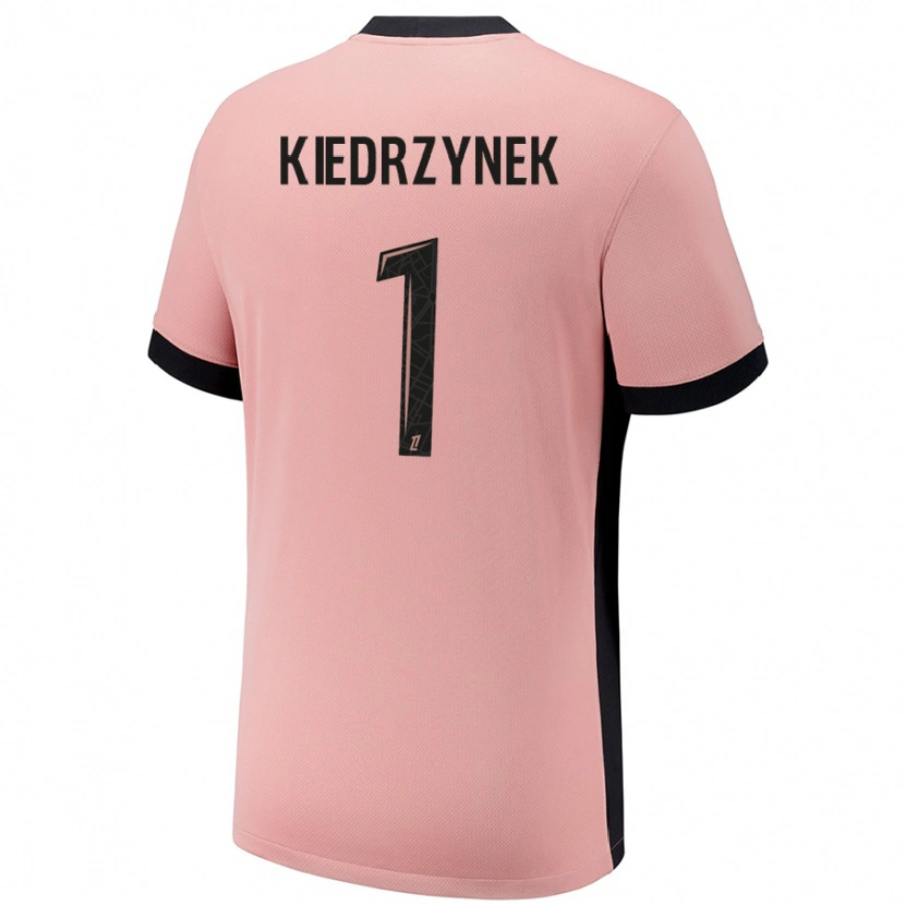 Danxen Kobiety Katarzyna Kiedrzynek #1 Rdzawy Róż Trzeci Komplet Koszulka 2024/25 Koszulki Klubowe