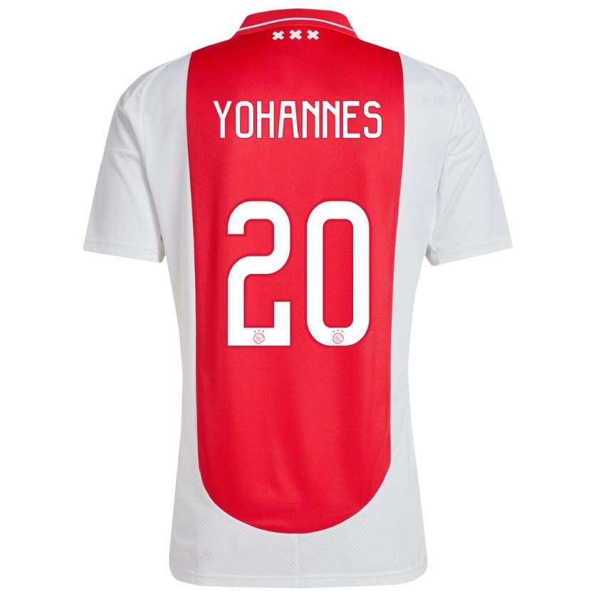 Danxen Dzieci Lily Yohannes #20 Czerwony Biały Domowa Koszulka 2024/25 Koszulki Klubowe