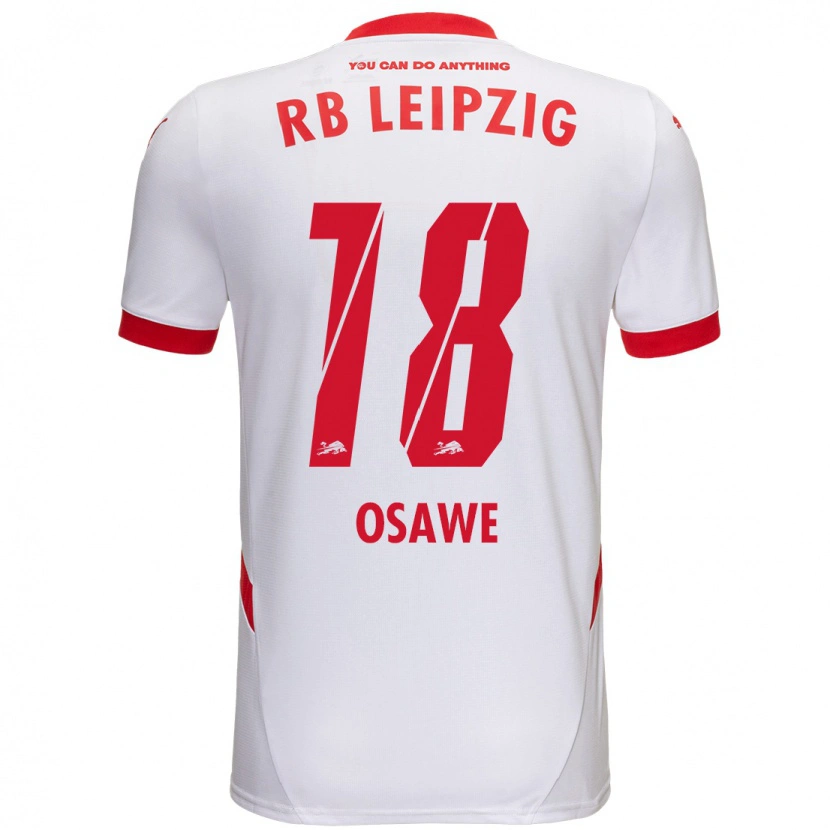 Danxen Dzieci Winners Osawe #18 Biały Czerwony Domowa Koszulka 2024/25 Koszulki Klubowe
