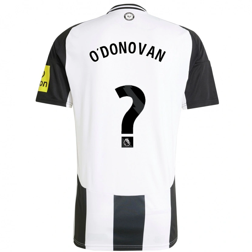 Danxen Dzieci Alex O'donovan #0 Biały Czarny Domowa Koszulka 2024/25 Koszulki Klubowe
