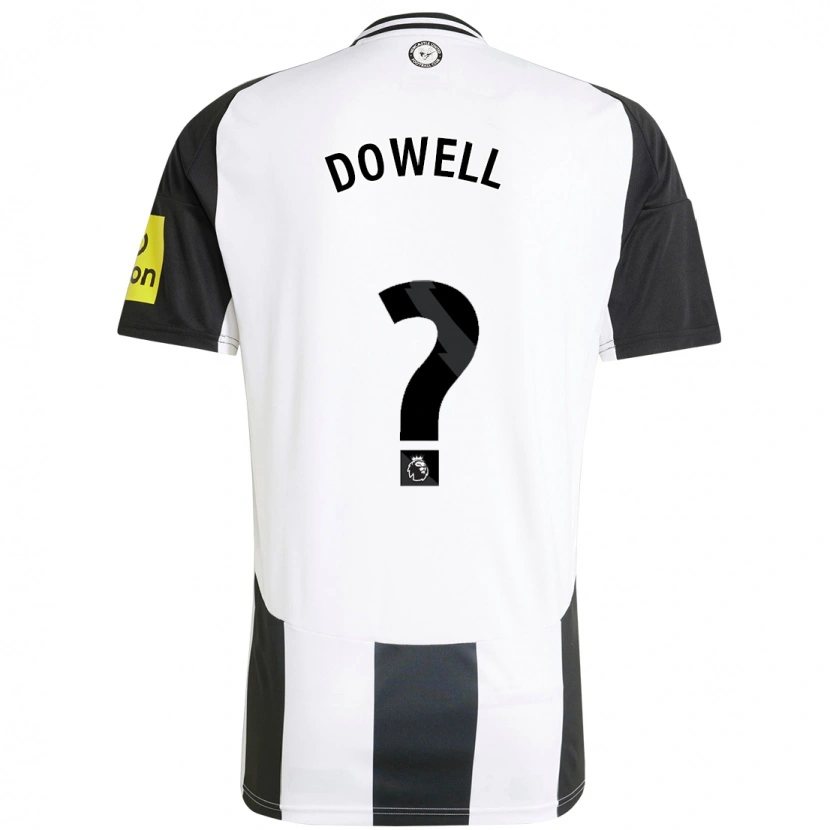 Danxen Dzieci Roman Dowell #0 Biały Czarny Domowa Koszulka 2024/25 Koszulki Klubowe