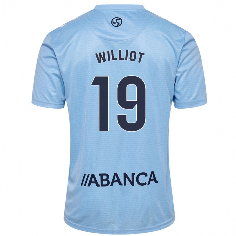 Danxen Dzieci Williot Swedberg #19 Błękit Nieba Domowa Koszulka 2024/25 Koszulki Klubowe
