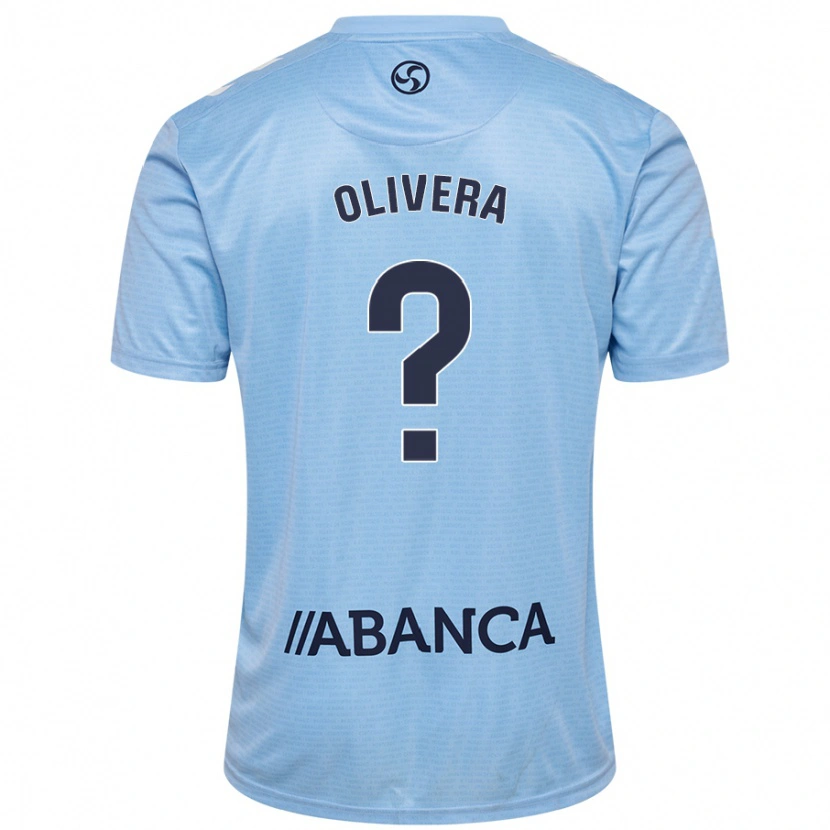 Danxen Dzieci Nacho Olivera #0 Błękit Nieba Domowa Koszulka 2024/25 Koszulki Klubowe