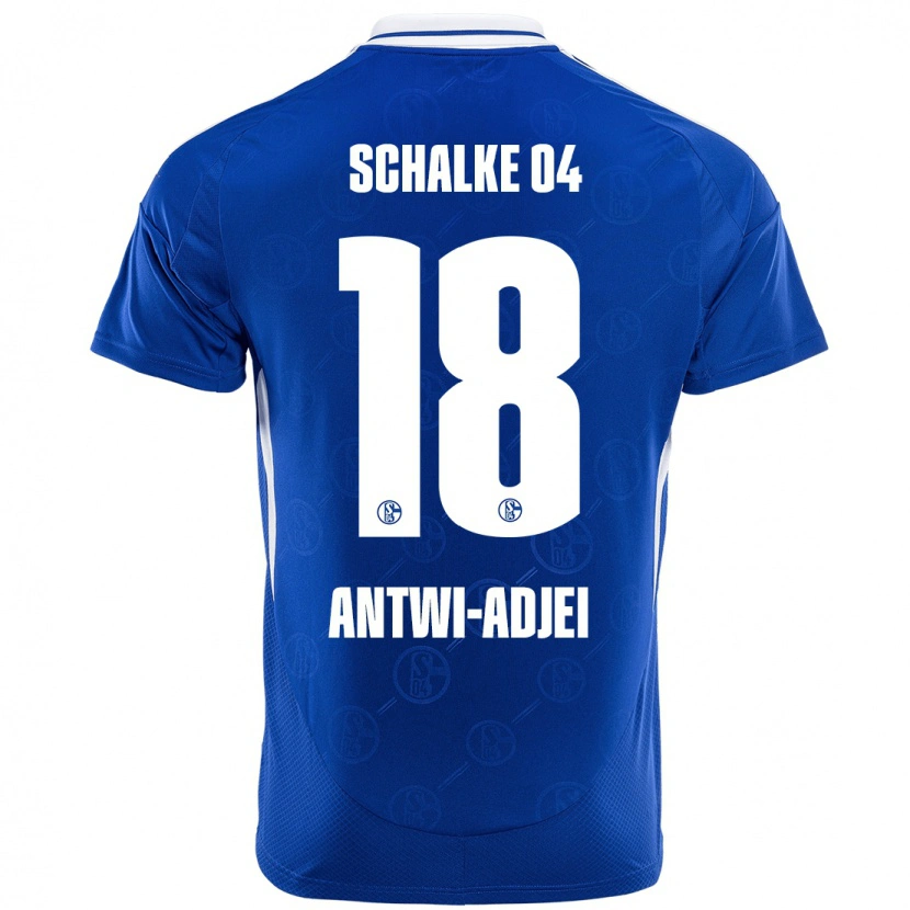 Danxen Dzieci Christopher Antwi-Adjei #18 Królewski Niebieski Domowa Koszulka 2024/25 Koszulki Klubowe