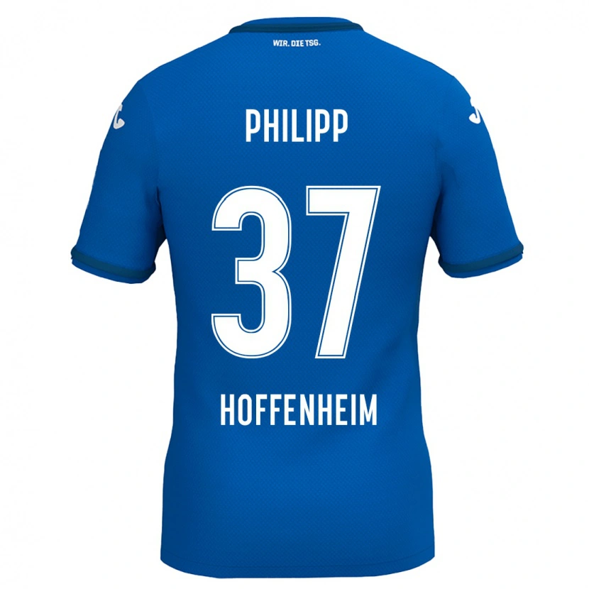 Danxen Dzieci Luca Philipp #37 Królewski Niebieski Domowa Koszulka 2024/25 Koszulki Klubowe