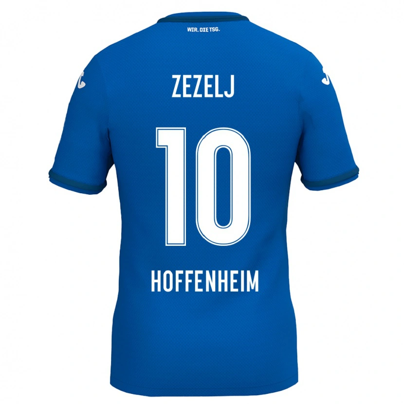 Danxen Dzieci Neno Zezelj #10 Królewski Niebieski Domowa Koszulka 2024/25 Koszulki Klubowe