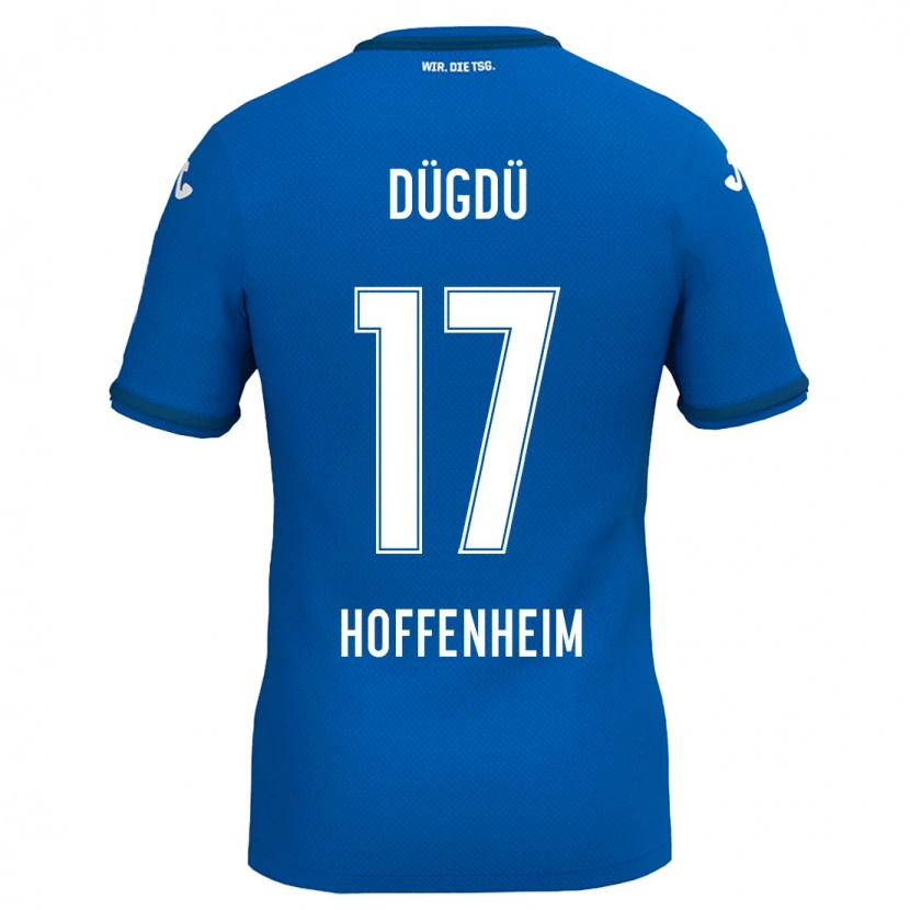 Danxen Dzieci Tamay Dügdü #17 Królewski Niebieski Domowa Koszulka 2024/25 Koszulki Klubowe