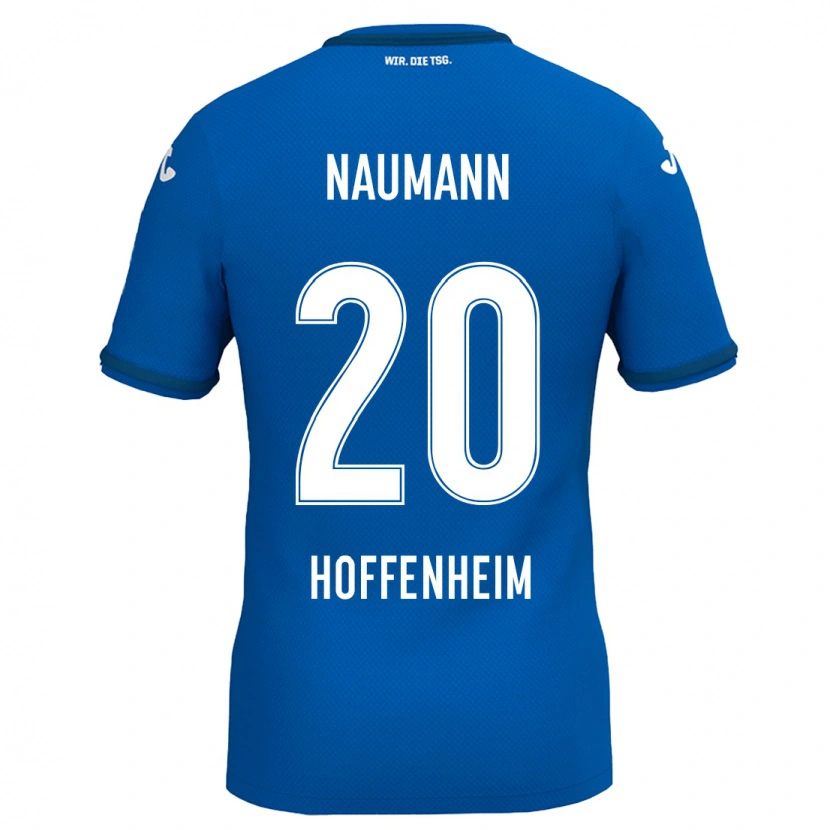 Danxen Dzieci Maxim Naumann #20 Królewski Niebieski Domowa Koszulka 2024/25 Koszulki Klubowe