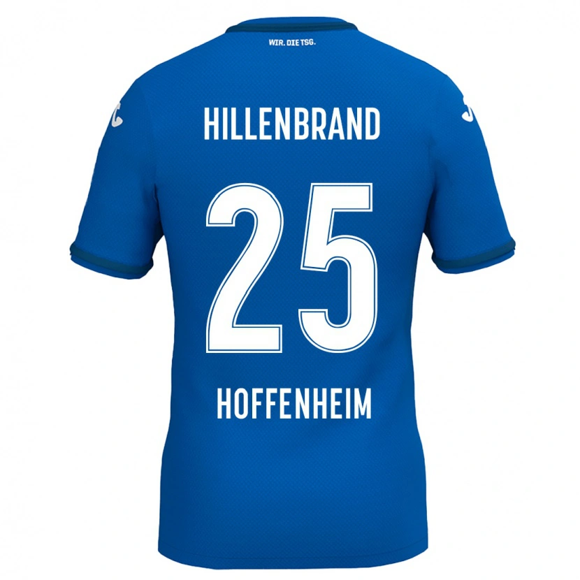 Danxen Dzieci Jack Hillenbrand #25 Królewski Niebieski Domowa Koszulka 2024/25 Koszulki Klubowe