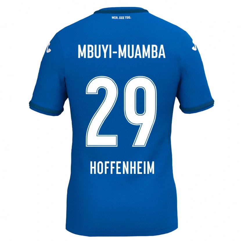 Danxen Dzieci Hubert Mbuyi-Muamba #29 Królewski Niebieski Domowa Koszulka 2024/25 Koszulki Klubowe