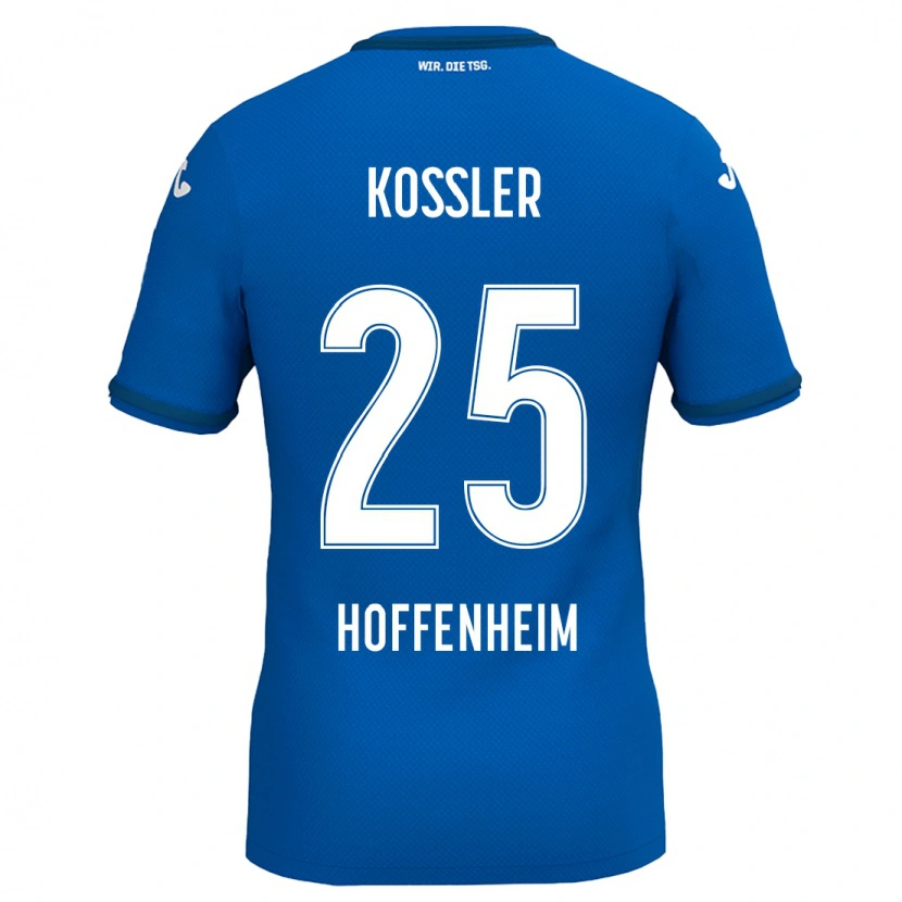 Danxen Dzieci Melissa Kössler #25 Królewski Niebieski Domowa Koszulka 2024/25 Koszulki Klubowe