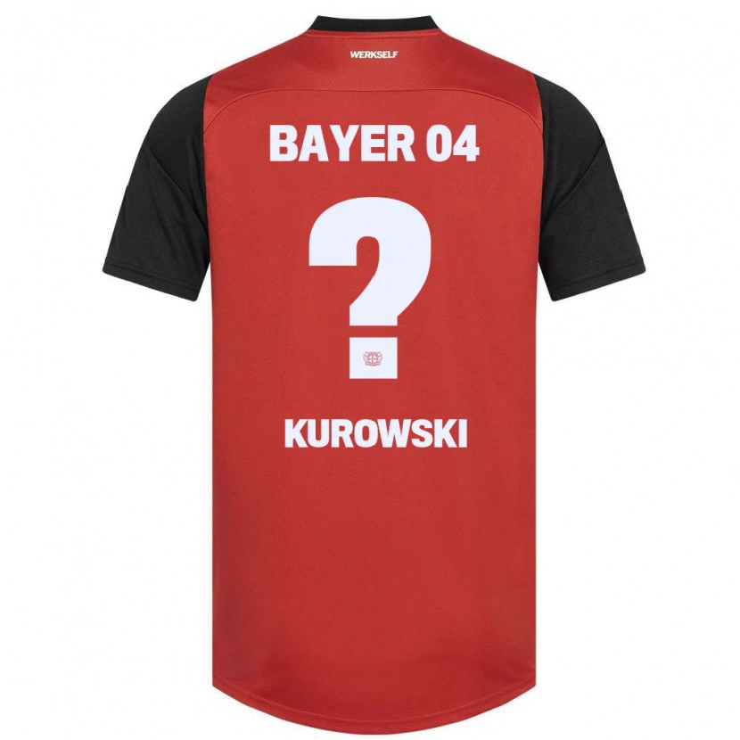 Danxen Dzieci Julien Kurowski #0 Czerwony Czarny Domowa Koszulka 2024/25 Koszulki Klubowe