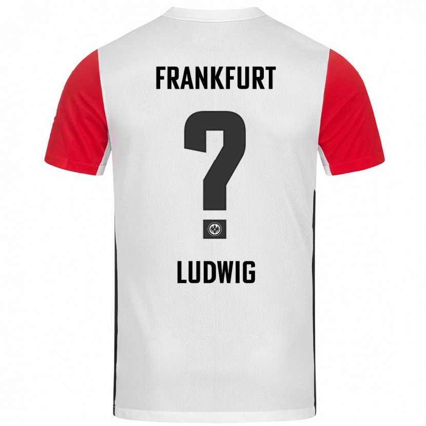Danxen Dzieci Finn Ludwig #0 Biały Czerwony Domowa Koszulka 2024/25 Koszulki Klubowe