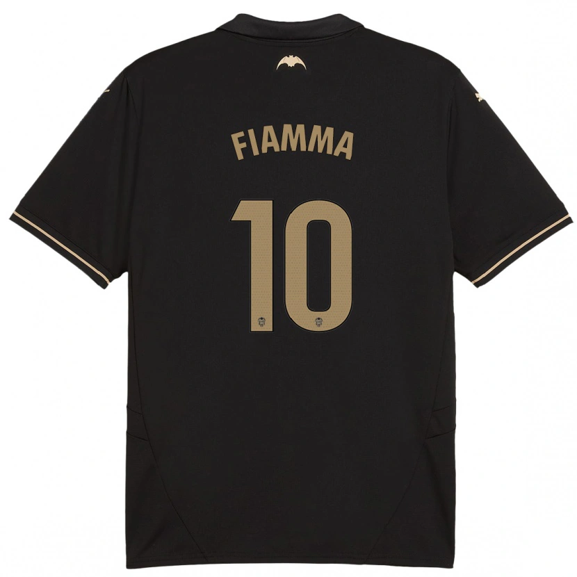 Danxen Dzieci Fiamma #10 Czarny Wyjazdowa Koszulka 2024/25 Koszulki Klubowe
