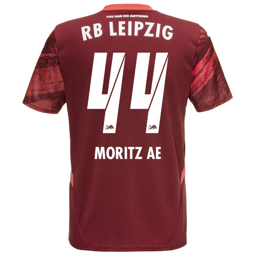 Danxen Dzieci Moritz Aé #44 Burgundowy Wyjazdowa Koszulka 2024/25 Koszulki Klubowe