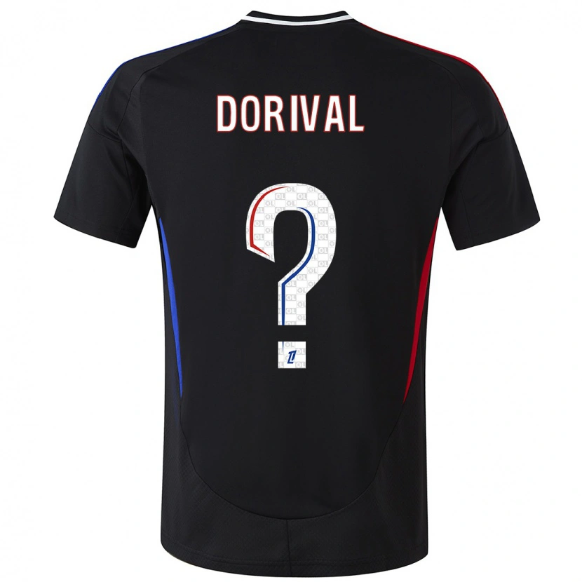Danxen Dzieci Pierre Dorival #0 Czarny Wyjazdowa Koszulka 2024/25 Koszulki Klubowe