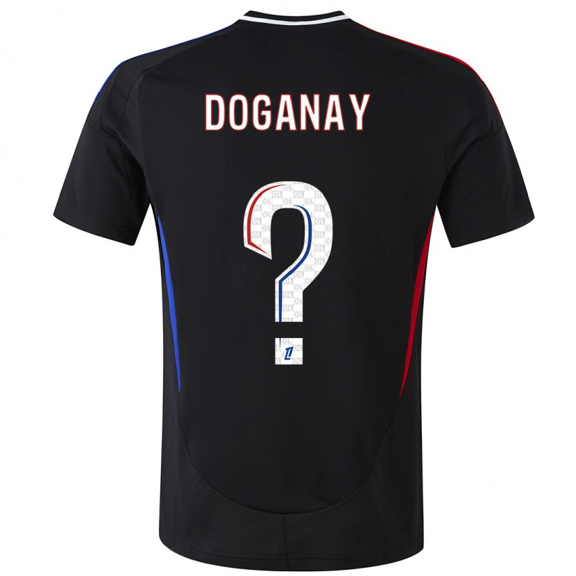 Danxen Dzieci Kenan Doganay #0 Czarny Wyjazdowa Koszulka 2024/25 Koszulki Klubowe