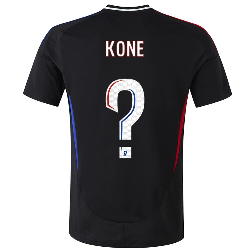 Danxen Dzieci Youssouf Kone #0 Czarny Wyjazdowa Koszulka 2024/25 Koszulki Klubowe