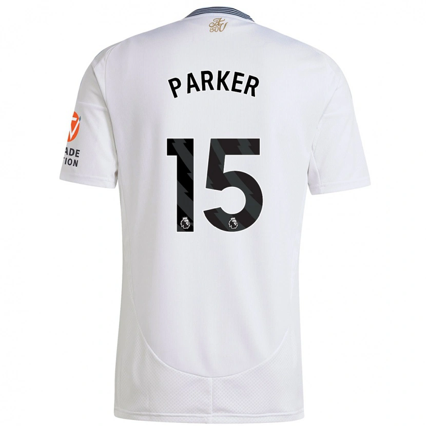 Danxen Dzieci Lucy Parker #15 Biały Wyjazdowa Koszulka 2024/25 Koszulki Klubowe