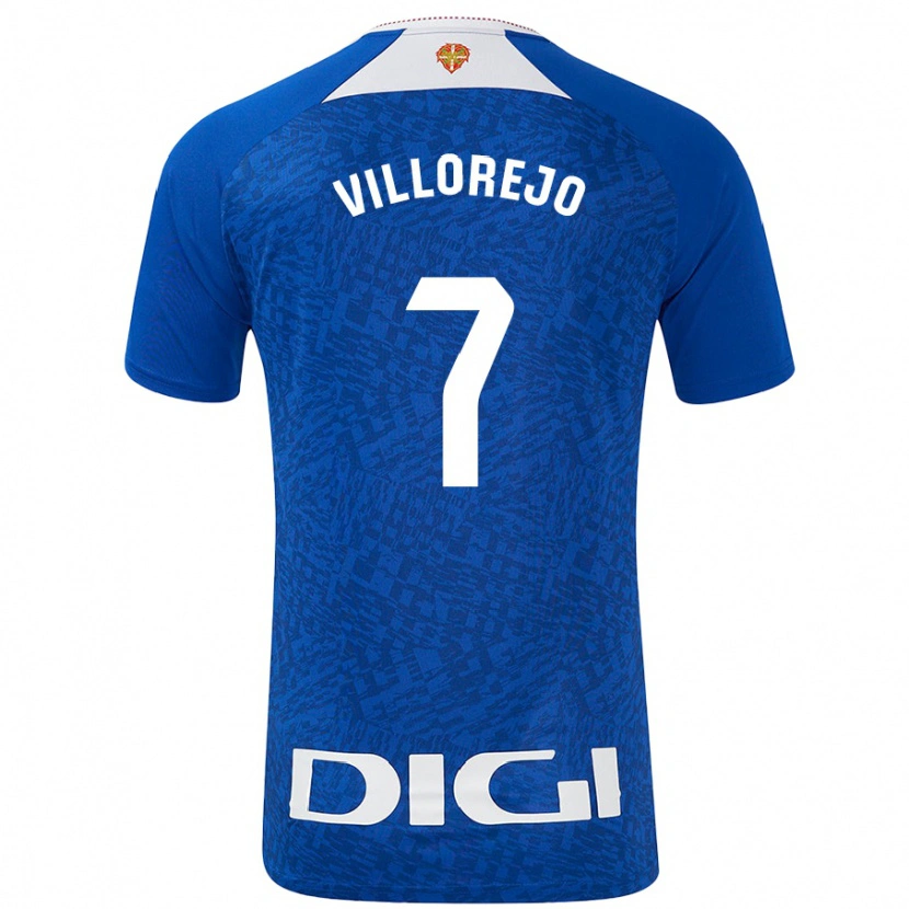 Danxen Dzieci Ardaitz Villorejo #7 Królewski Niebieski Wyjazdowa Koszulka 2024/25 Koszulki Klubowe