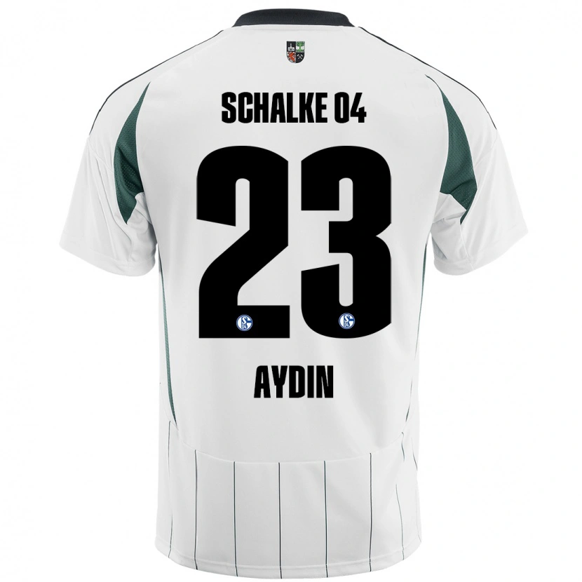 Danxen Dzieci Mehmet Aydın #23 Biały Zielony Wyjazdowa Koszulka 2024/25 Koszulki Klubowe