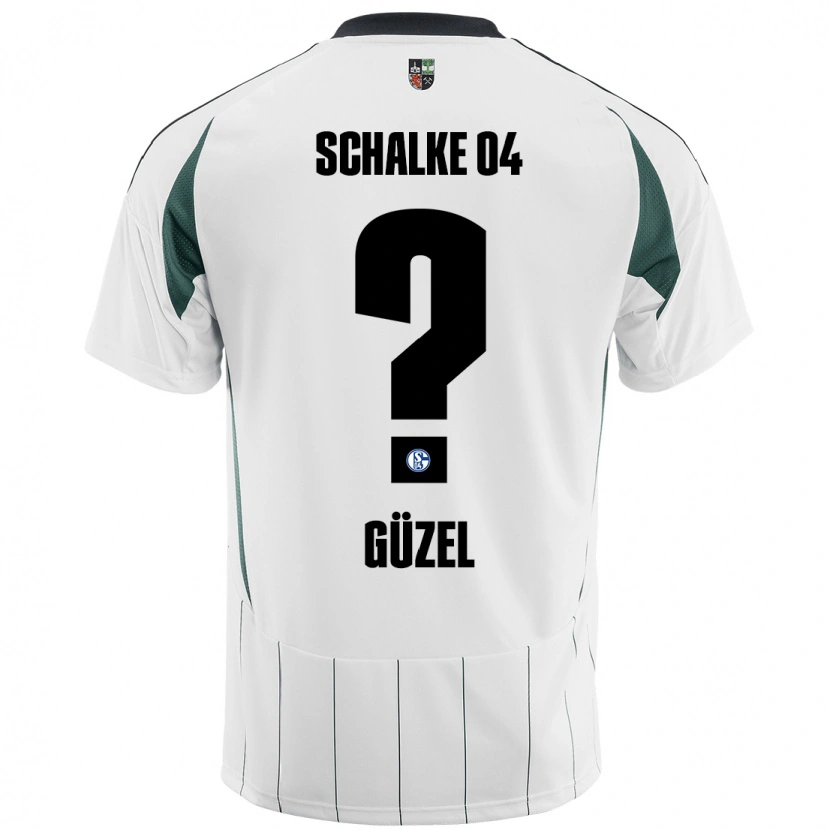 Danxen Dzieci Arian Güzel #0 Biały Zielony Wyjazdowa Koszulka 2024/25 Koszulki Klubowe