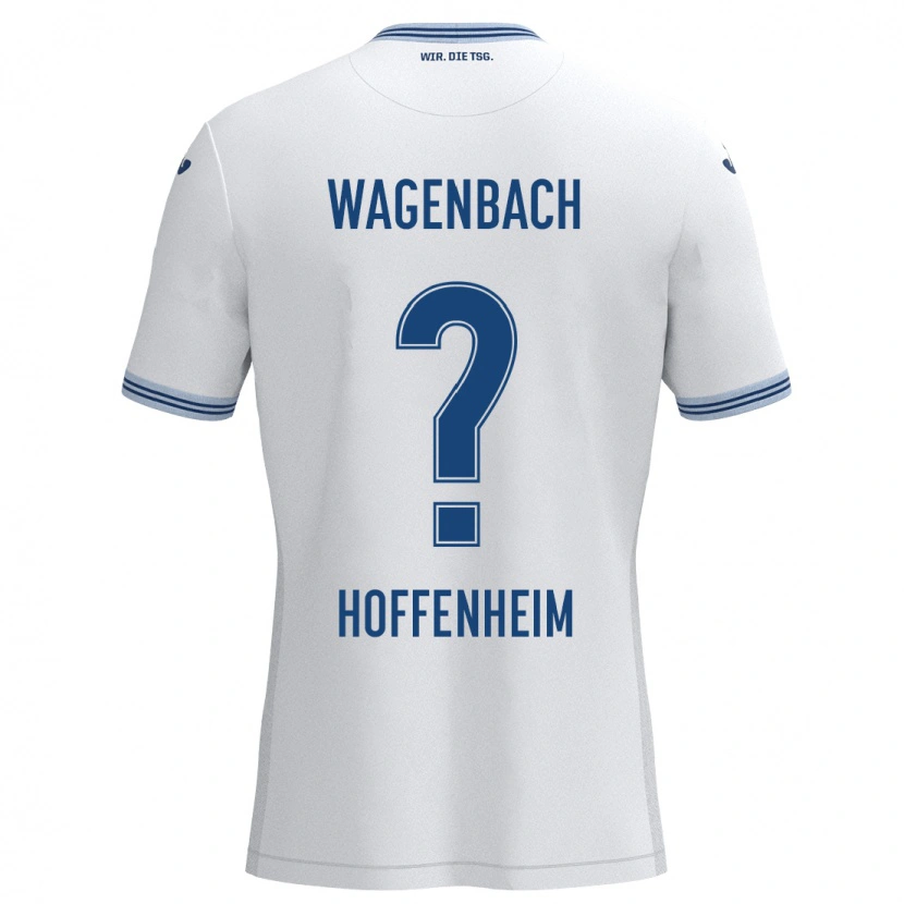 Danxen Dzieci Lion Wagenbach #0 Biały Niebieski Wyjazdowa Koszulka 2024/25 Koszulki Klubowe
