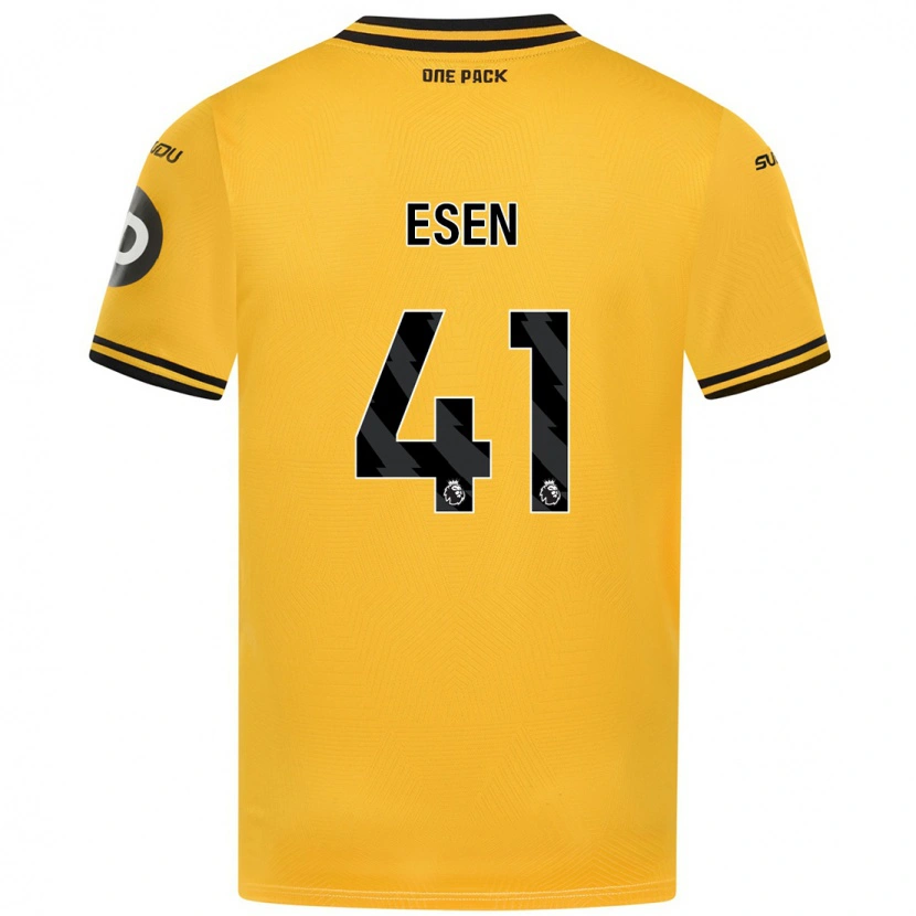 Danxen Męski Josh Esen #41 Żółty Domowa Koszulka 2024/25 Koszulki Klubowe