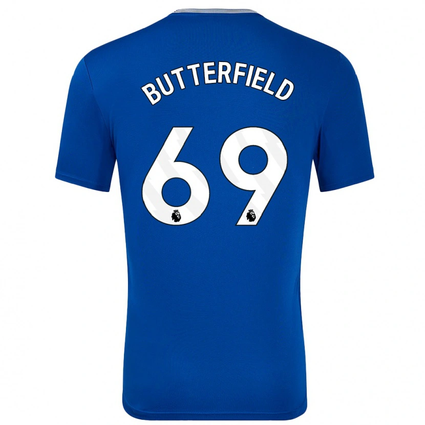 Danxen Męski Luke Butterfield #69 Niebieski Z Domowa Koszulka 2024/25 Koszulki Klubowe