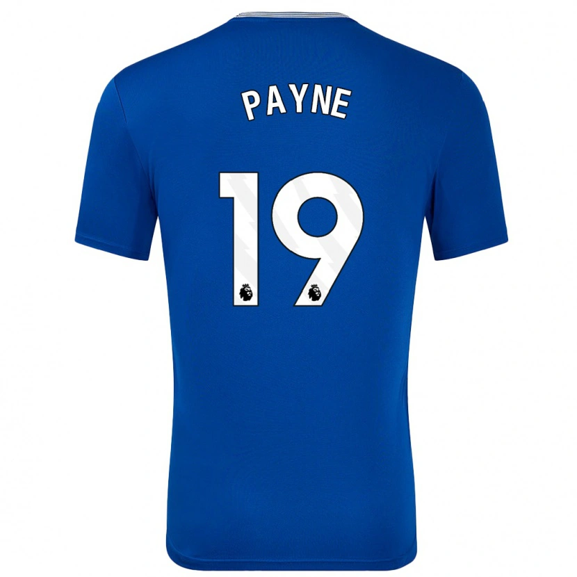 Danxen Męski Heather Payne #19 Niebieski Z Domowa Koszulka 2024/25 Koszulki Klubowe