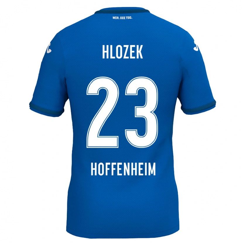 Danxen Męski Adam Hlozek #23 Królewski Niebieski Domowa Koszulka 2024/25 Koszulki Klubowe