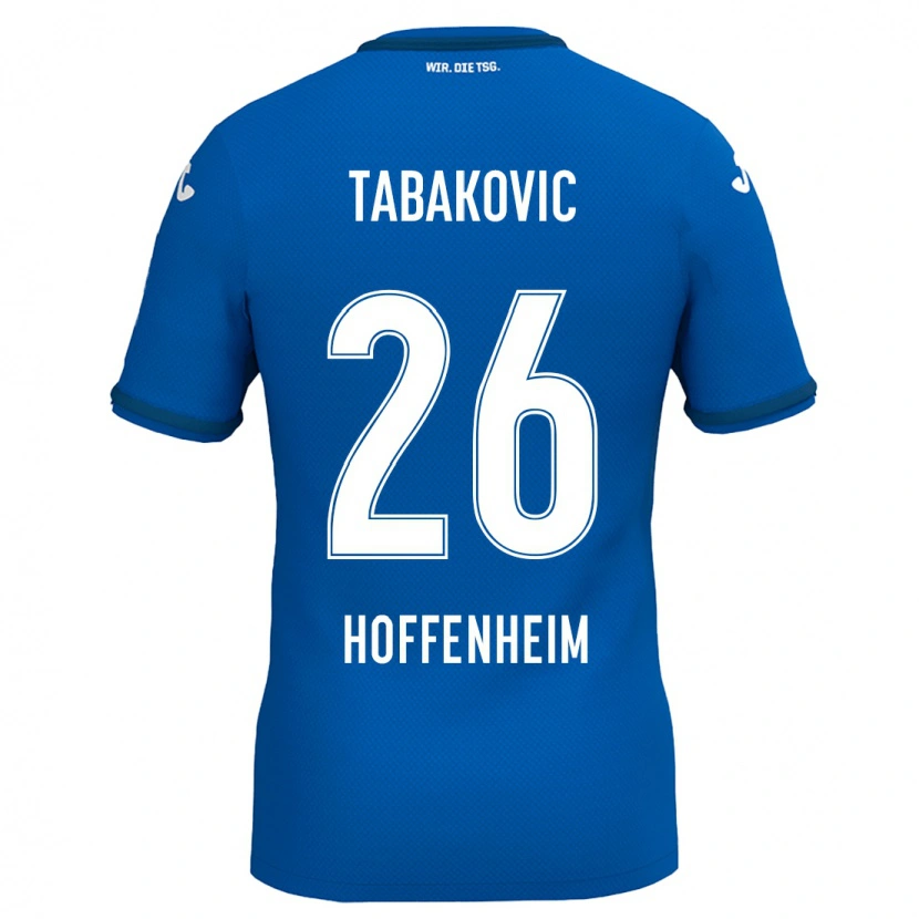Danxen Męski Haris Tabakovic #26 Królewski Niebieski Domowa Koszulka 2024/25 Koszulki Klubowe