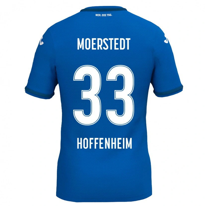 Danxen Męski Max Moerstedt #33 Królewski Niebieski Domowa Koszulka 2024/25 Koszulki Klubowe
