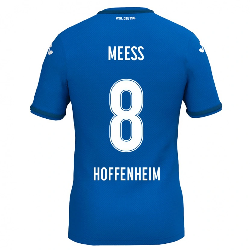 Danxen Męski Jakob Meeß #8 Królewski Niebieski Domowa Koszulka 2024/25 Koszulki Klubowe