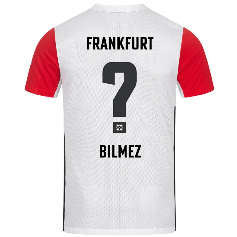 Danxen Męski Attila Bilmez #0 Biały Czerwony Domowa Koszulka 2024/25 Koszulki Klubowe