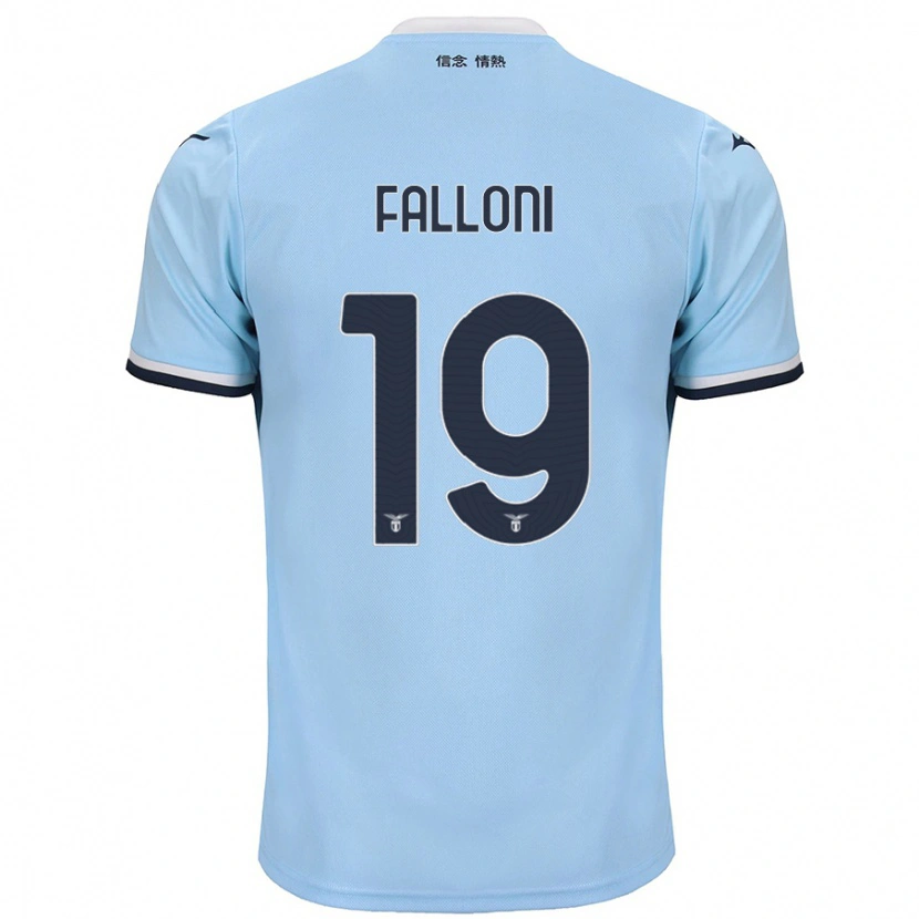 Danxen Męski Ludovica Falloni #19 Niebieski Domowa Koszulka 2024/25 Koszulki Klubowe