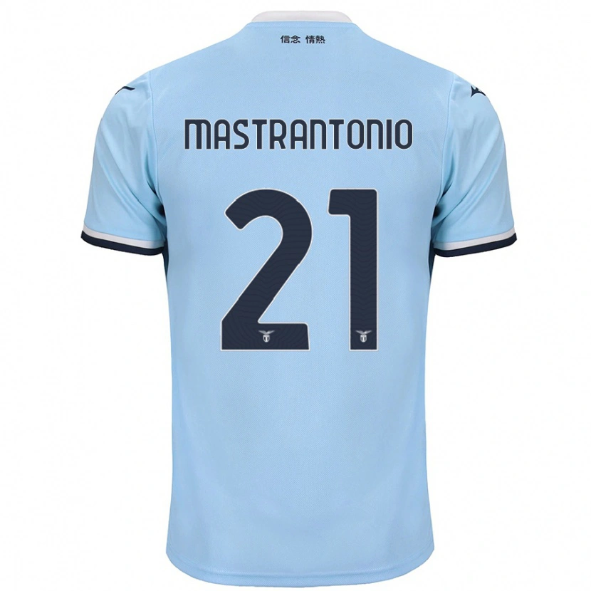 Danxen Męski Ella Mastrantonio #21 Niebieski Domowa Koszulka 2024/25 Koszulki Klubowe