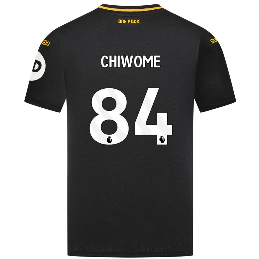 Danxen Męski Leon Chiwome #84 Czarny Wyjazdowa Koszulka 2024/25 Koszulki Klubowe