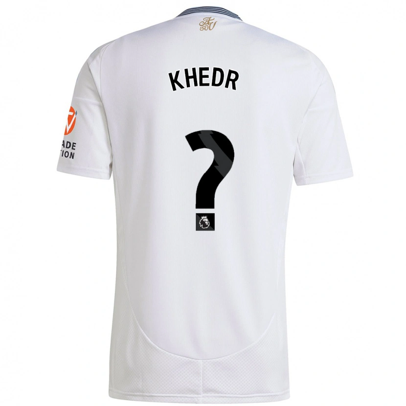 Danxen Męski Omar Khedr #0 Biały Wyjazdowa Koszulka 2024/25 Koszulki Klubowe