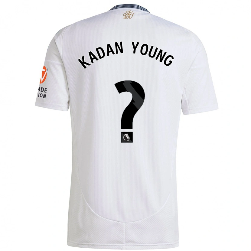 Danxen Męski Kadan Young #0 Biały Wyjazdowa Koszulka 2024/25 Koszulki Klubowe
