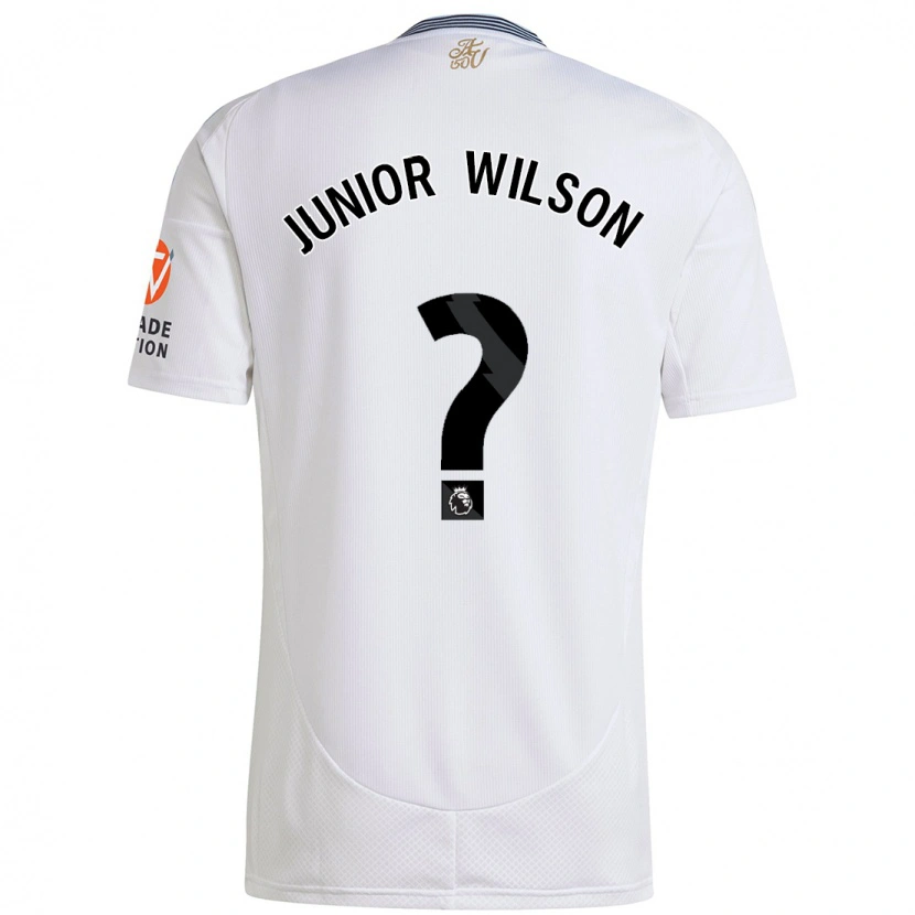 Danxen Męski Junior Wilson #0 Biały Wyjazdowa Koszulka 2024/25 Koszulki Klubowe