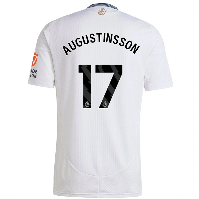 Danxen Męski Ludwig Augustinsson #17 Biały Wyjazdowa Koszulka 2024/25 Koszulki Klubowe