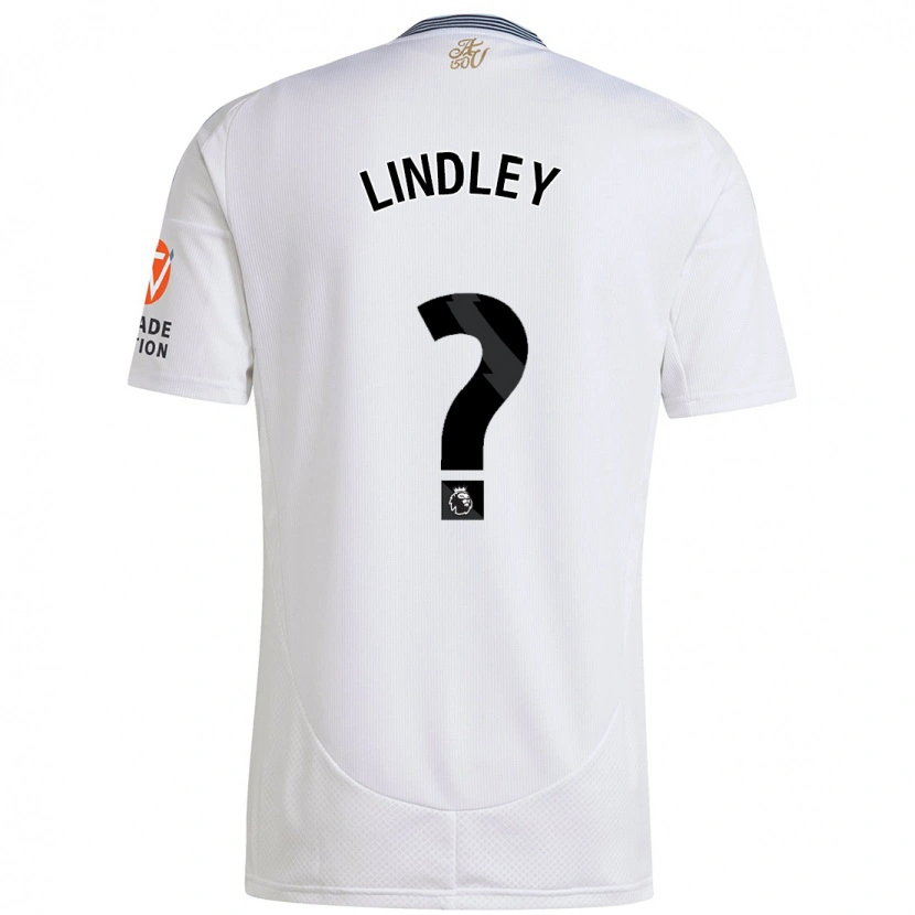 Danxen Męski Hayden Lindley #0 Biały Wyjazdowa Koszulka 2024/25 Koszulki Klubowe