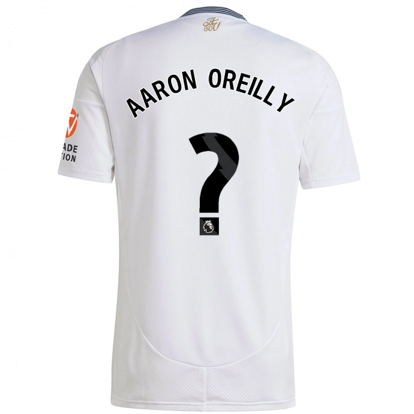 Danxen Męski Aaron Oreilly #0 Biały Wyjazdowa Koszulka 2024/25 Koszulki Klubowe