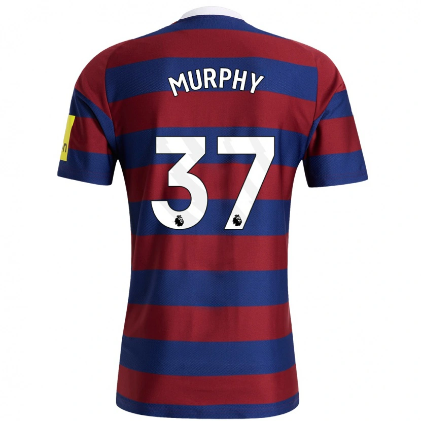 Danxen Męski Alex Murphy #37 Bordowy Granatowy Wyjazdowa Koszulka 2024/25 Koszulki Klubowe