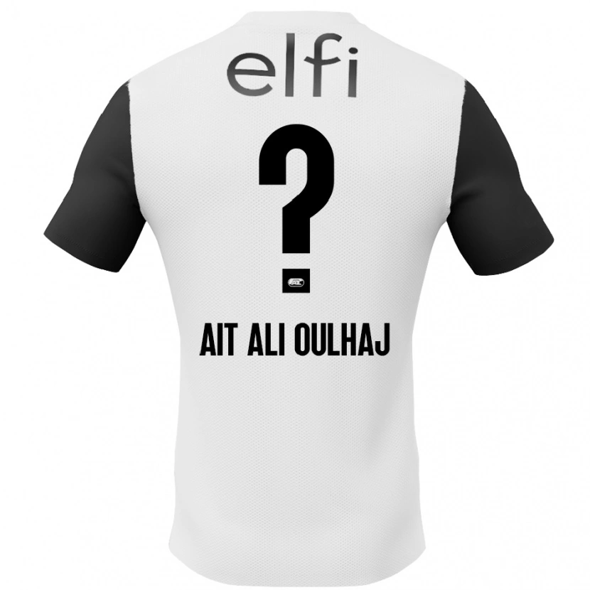 Danxen Męski Adam Ait Ali Oulhaj #0 Biały Czarny Wyjazdowa Koszulka 2024/25 Koszulki Klubowe