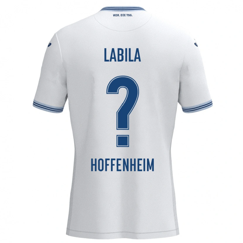 Danxen Męski Daniel Labila #0 Biały Niebieski Wyjazdowa Koszulka 2024/25 Koszulki Klubowe
