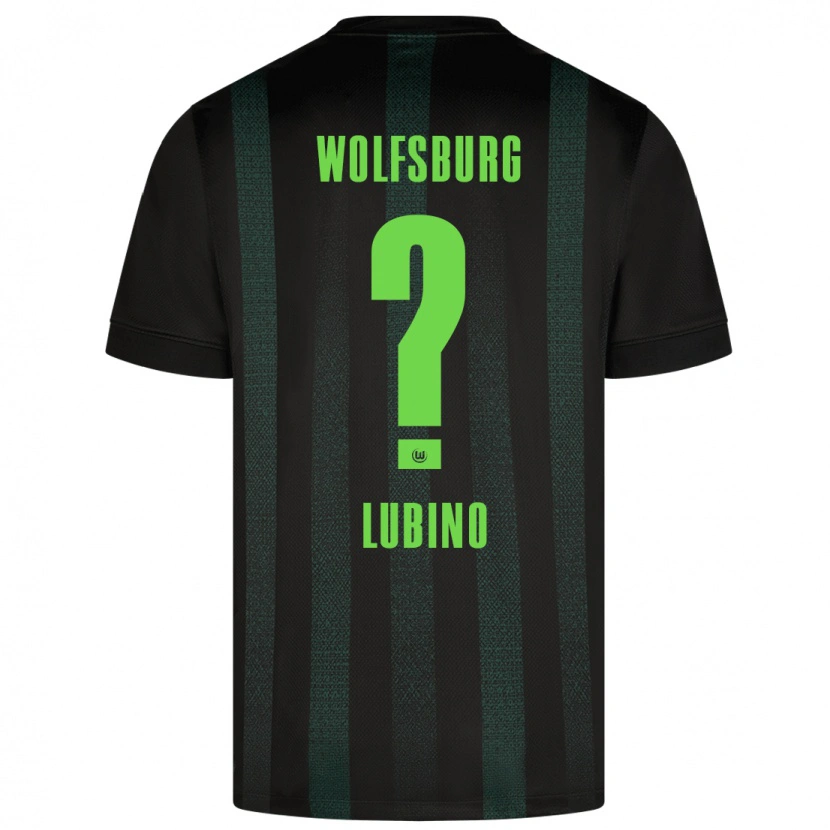 Danxen Męski Francesco Lubino #0 Ciemnozielony Wyjazdowa Koszulka 2024/25 Koszulki Klubowe